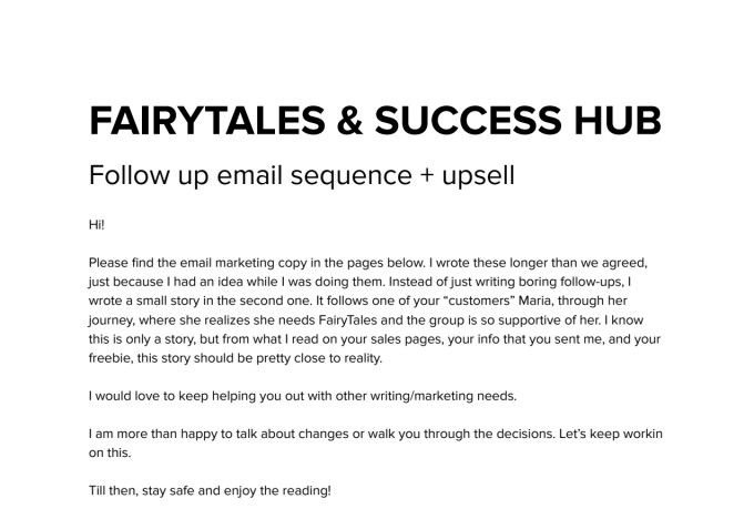 write your winning email marketing campaign or sequence
